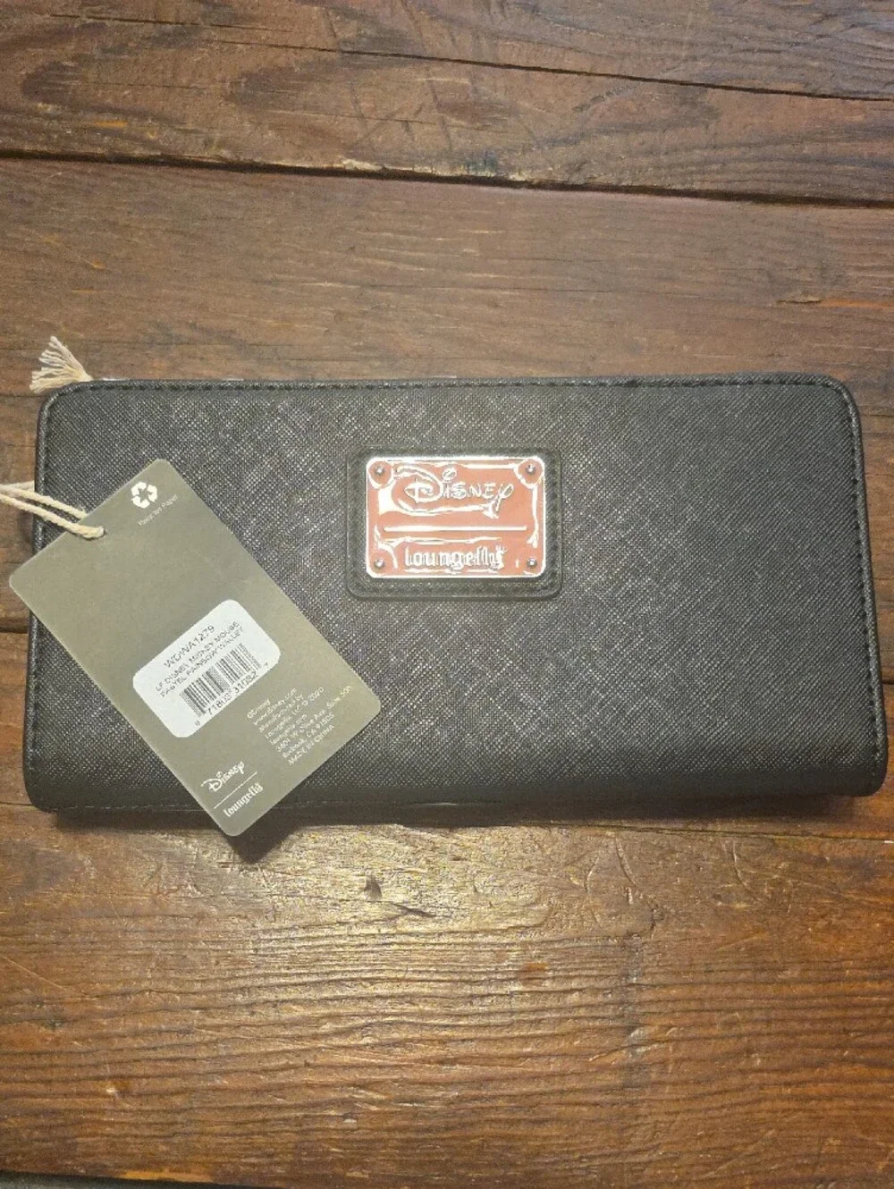 Loungefly Disney Mickey Mouse Pastel Rainbow Flap Wallet NWT